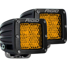 Load image into Gallery viewer, Diffused Rear Facing High/Low Surface Mount Amber Pair D-Series Pro RIGID Industries