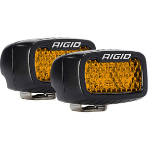 Diffused Rear Facing High/Low Surface Mount Amber Pair SR-M Pro RIGID Industries