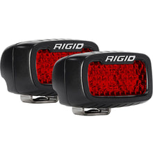 Load image into Gallery viewer, Diffused Rear Facing High/Low Surface Mount Red Pair SR-M Pro RIGID Industries