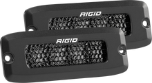Load image into Gallery viewer, Spot Diffused Midnight Flush Mount Pair SR-Q Pro RIGID Industries