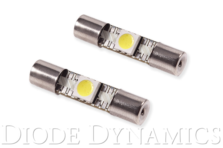 28mm SMF1 LED Bulb Red Pair Diode Dynamics