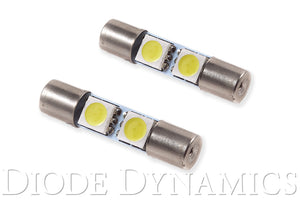 28mm SMF2 LED Bulb Green Pair Diode Dynamics