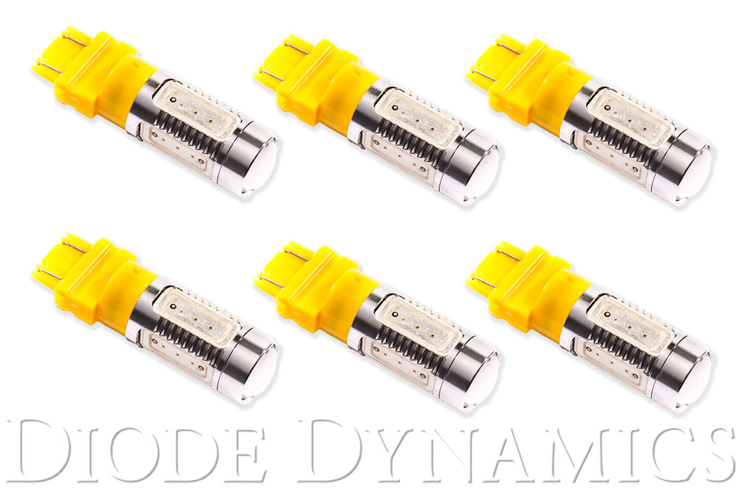 3157 LED Bulb HP11 LED Amber Set of 6 Diode Dynamics