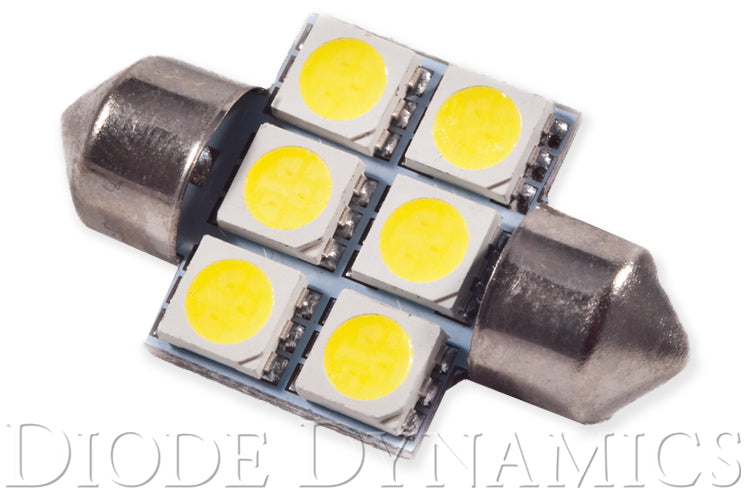 31mm SMF6 LED Bulb Green Single Diode Dynamics