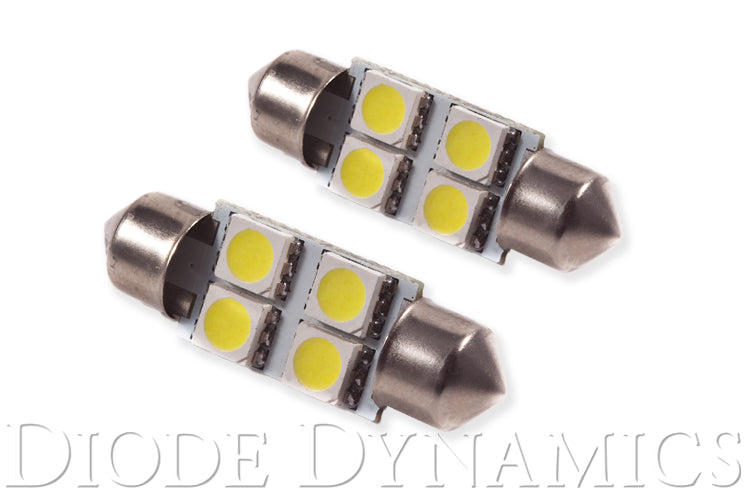 36mm SMF4 LED Bulb Red Pair Diode Dynamics