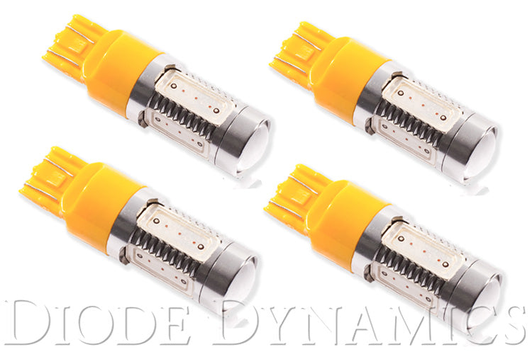 7443 LED Bulb HP11 LED Amber Set of 4 Diode Dynamics