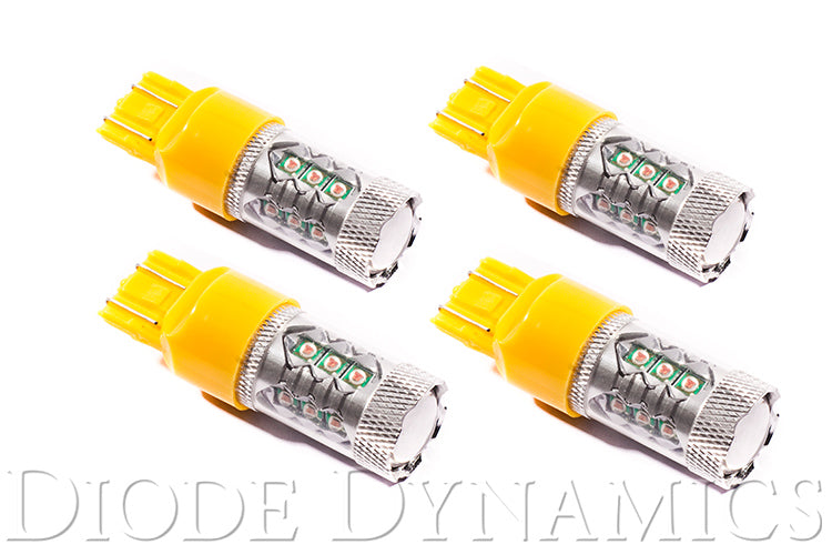 7443 LED Bulb XP80 LED Amber Set of 4 Diode Dynamics