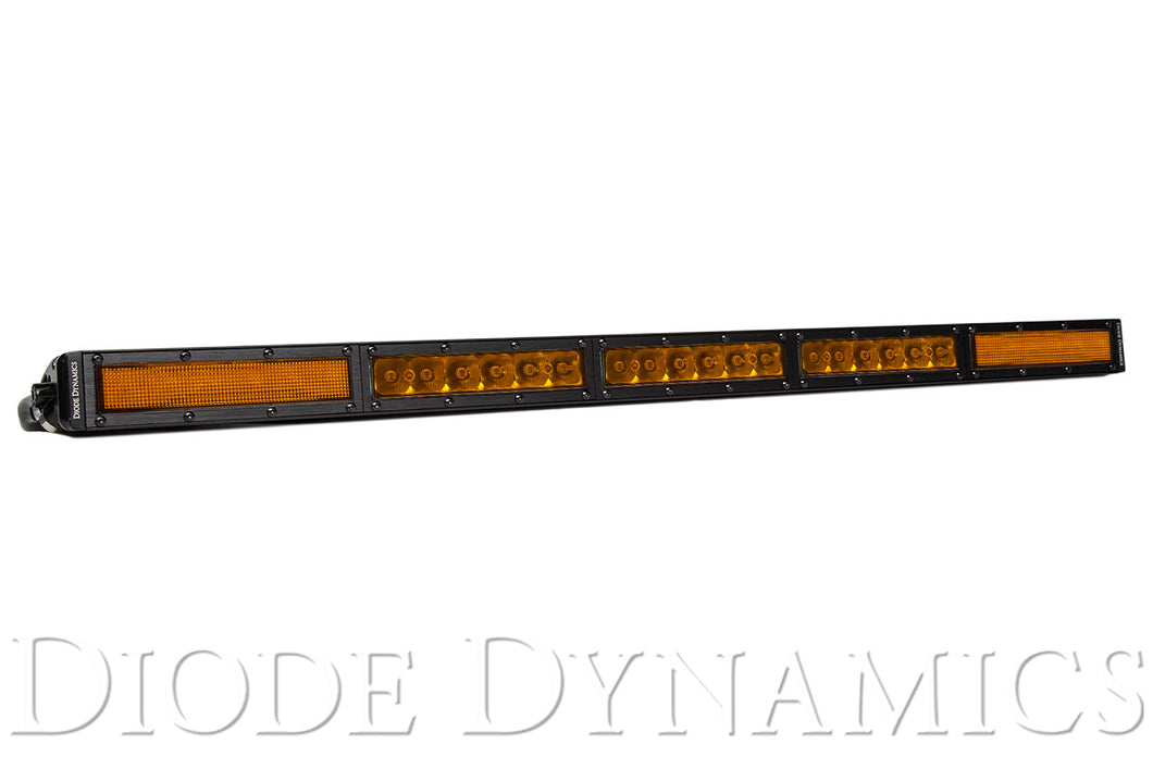 30 Inch LED Light Bar  Single Row Straight Amber Combo Each Stage Series Diode Dynamics
