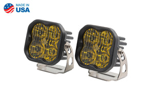 Worklight SS3 Pro Yellow Driving Standard Pair Diode Dynamics