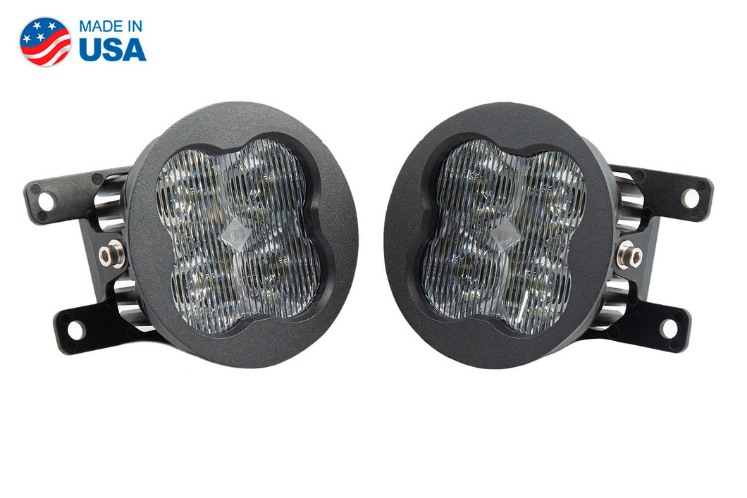SS3 LED Fog Light Kit for 2012-2014 Acura TL White SAE/DOT Fog Sport Diode Dynamics