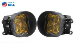 SS3 LED Fog Light Kit for 2009-2014 Toyota Venza Yellow SAE/DOT Fog Sport Diode Dynamics