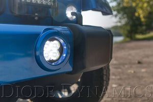SS3 LED Fog Light Kit for 2007-2018 Jeep JK Wrangler White SAE/DOT Driving Sport Diode Dynamics