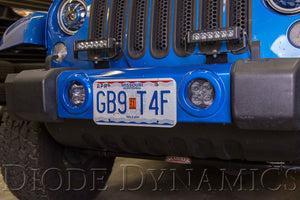 SS3 LED Fog Light Kit for 2014-2017 Jeep Cherokee Yellow SAE/DOT Fog Sport Diode Dynamics