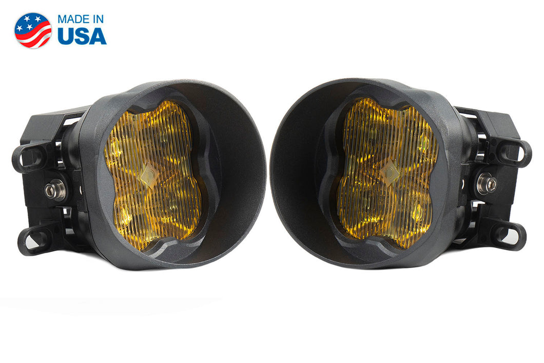 SS3 LED Fog Light Kit for 2012-2016 Toyota Prius C, Yellow SAE/DOT Fog Max