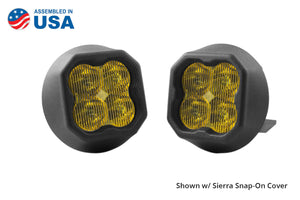 SS3 LED Fog Light Kit for 2015-2020 GMC Canyon, Yellow SAE/DOT Fog Max
