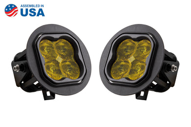 SS3 LED Fog Light Kit for 2007-2013 Toyota Tundra, Yellow SAE/DOT Fog Max