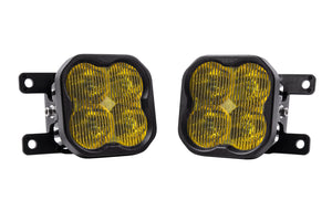 SS3 LED Fog Light Kit for 2009-2014 Ford Focus, Yellow SAE/DOT Fog Max