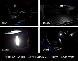 2015-2019 Subaru WRX Interior Light Kit Diode Dynamics